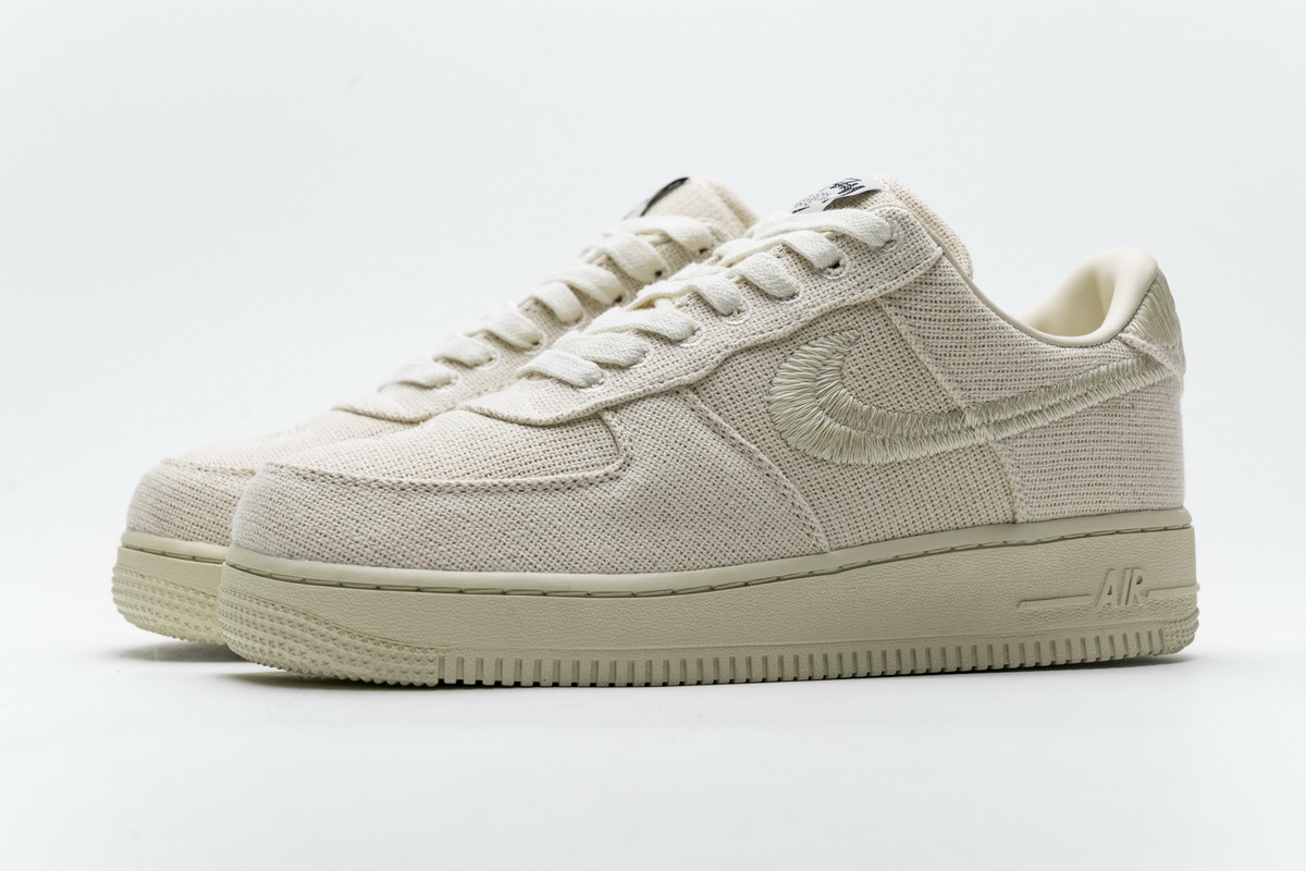 Cz9084 200 Stussy X Nike Air Force 1 Low Fossil Stone 4 - www.kickbulk.co